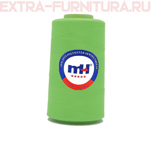 Нитки МН 40/2 п/э  5000 ярдов №203 яр.зеленый