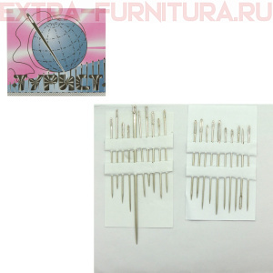 Иглы для ручного шитья "Турист", уп.20 игл