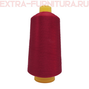 Нить текстурированная 15000м, цв.122 бордо некрученая Д