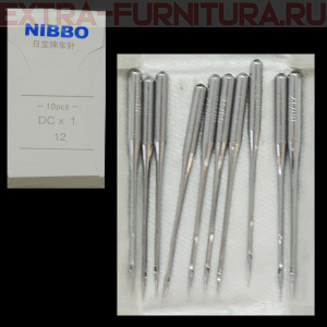 Иглы NIBBO высокоскоростн.оверлок (DC*27/80) для ПШМ № 80/12, уп.10шт. *
