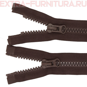 Молния Трактор Т8 2 замка 70см, цв.304 коричневый темный, LOGO