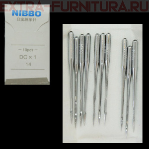 Иглы NIBBO высокоскоростн.оверлок (DC*27/90) для ПШМ № 90/14, уп.10шт. *