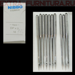 Иглы NIBBO пуговичная машина (DP*17/110) ПШМ № 110/18, уп.10шт. *