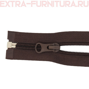 Молния Спираль разъемная дл. 80см, Т5, цв.304 коричневый LOGO