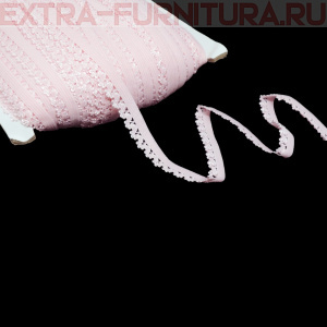 Резинка ажурная 12мм, арт.TBY-133 цв.розовый (уп.100м)