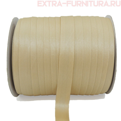 Косая бейка 15мм 132м цв.277 бежевый А