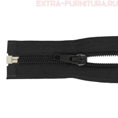 Молния Спираль разъёмная Т5, дл.70см цв. черный, класс А