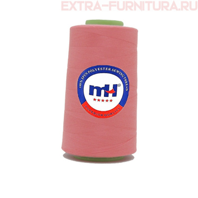 Нитки МН 40/2 п/э  5000 ярдов №158 ярко розовый *
