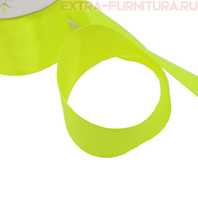 Лента атласная 50 мм цв.130 ярко-салатовый рул.27,42м