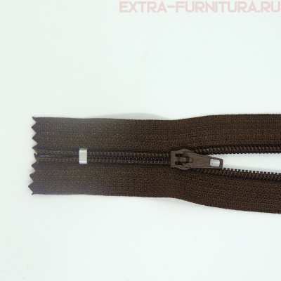 Молния Спираль н/р Т4, дл.18 см, цв.304 коричневый