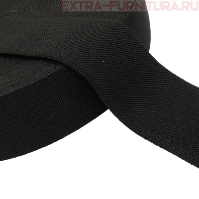Резинка помочная 40мм, черный (уп.- 30м*8уп.)Б