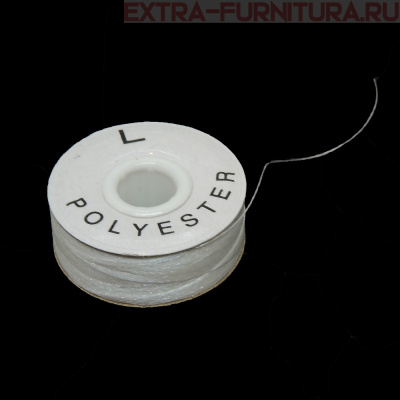 Нитки Euron 75/2 122 м цв. белый на шпуле (уп.144 шт)