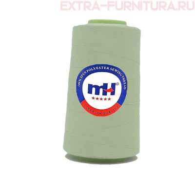 Нитки МН 40/2 п/э  5000 ярдов №402 св. зеленый