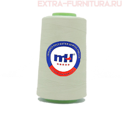 Нитки МН 40/2 п/э  5000 ярдов №302 бело-серый