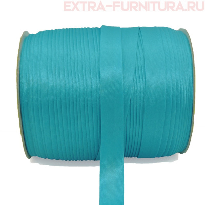 Косая бейка 15мм 132м цв.189 голубое озеро А