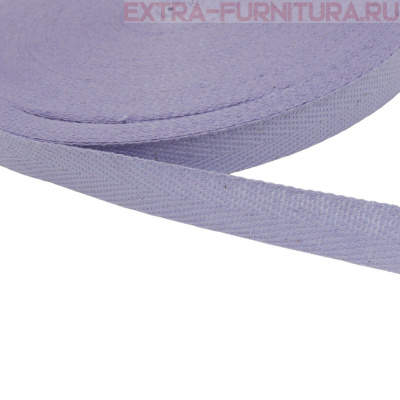 Лента киперная х/б 13 мм, цв.17 сиреневый, уп.50м (пл.2,8 г/м)