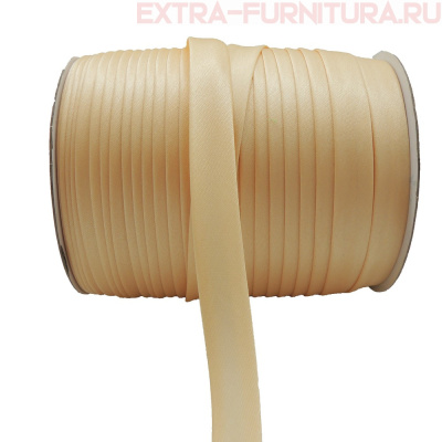 Косая бейка 16мм 132м цв.006 светло-бежевый ЕВРО