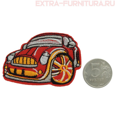 Термоаппликация Машинка красная